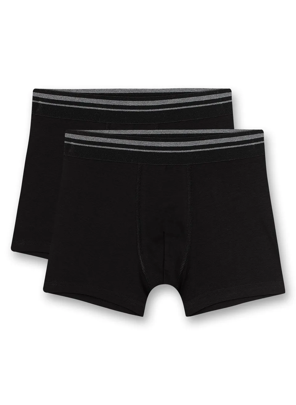 sanetta-jungen-hipshorts-schwarz-2er-set-aus-baumwolle image 1