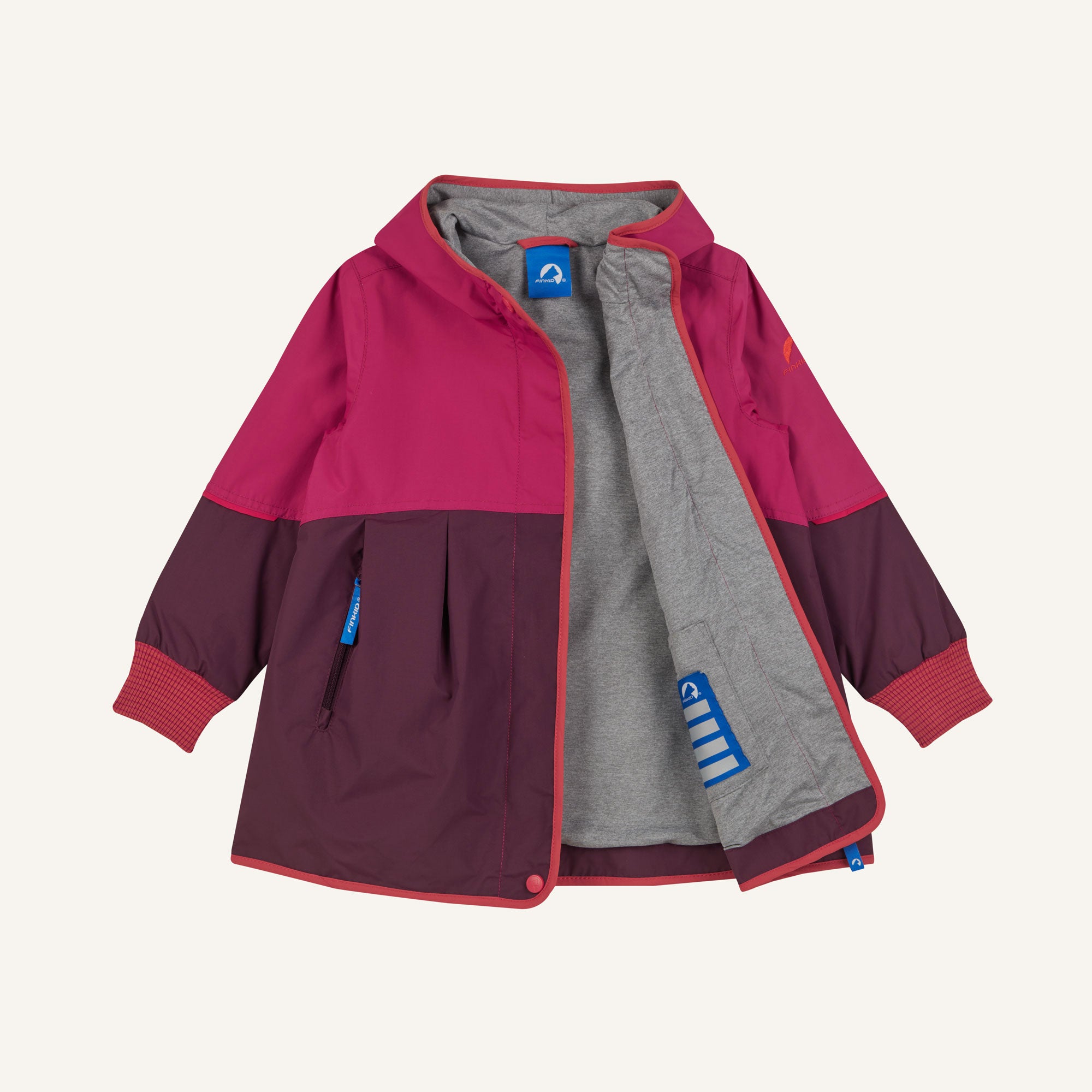finkid-aina-move-bergangsjacke-m-dchen-colorblocking-wasserfest image 2