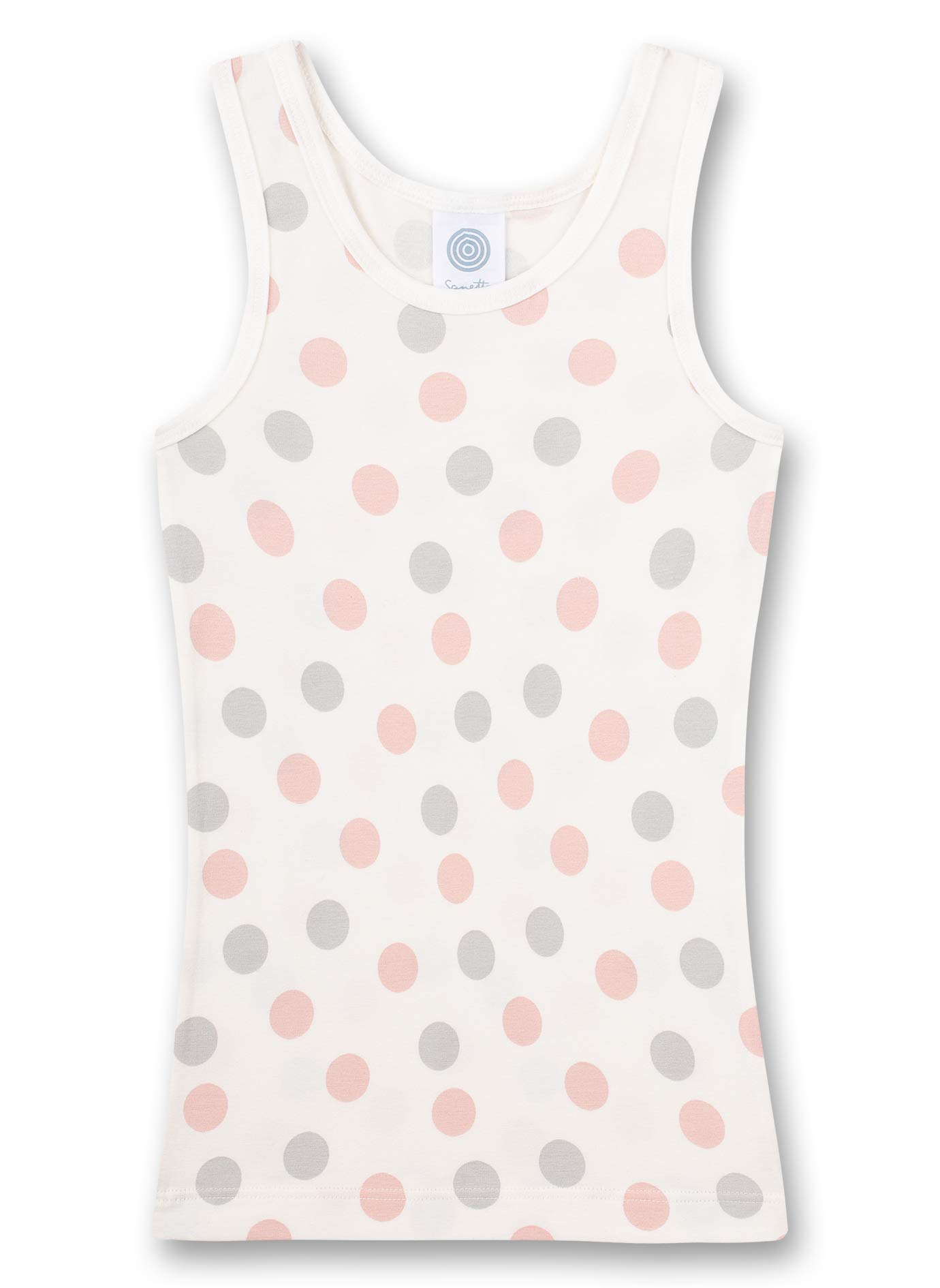 sanetta-m-dchen-unterhemd-wei-dots-allover-baumwolle image 2