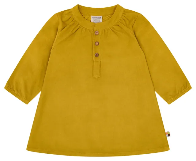 loud-proud-kleid-aus-cord-bio-baumwolle-mit-holzkn-pfen image 1