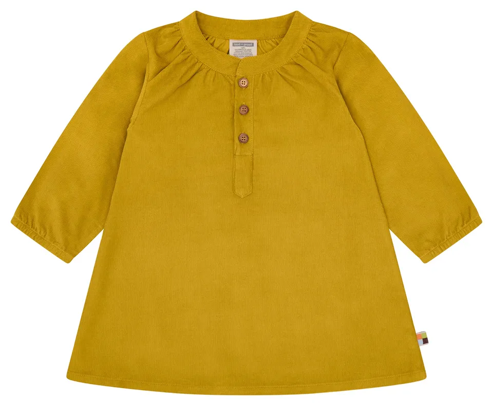loud-proud-kleid-aus-cord-bio-baumwolle-mit-holzkn-pfen image 1