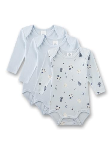 sanetta-baby-body-dreierpack-langarm-hellblau-weltall image 4