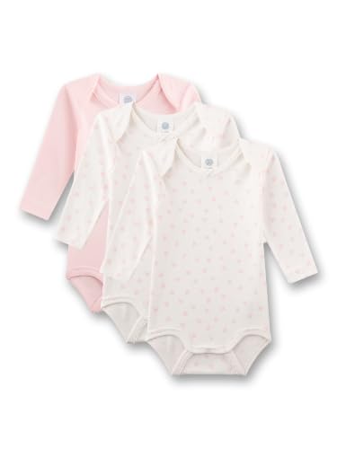 sanetta-baby-body-langarm-beige-rosa-herzchen-3er-set image 4