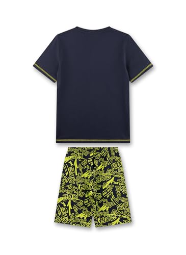 sanetta-jungen-schlafanzug-kurz-blau-pyjamaset-f-r-jungen-aus-baumwolle image 5