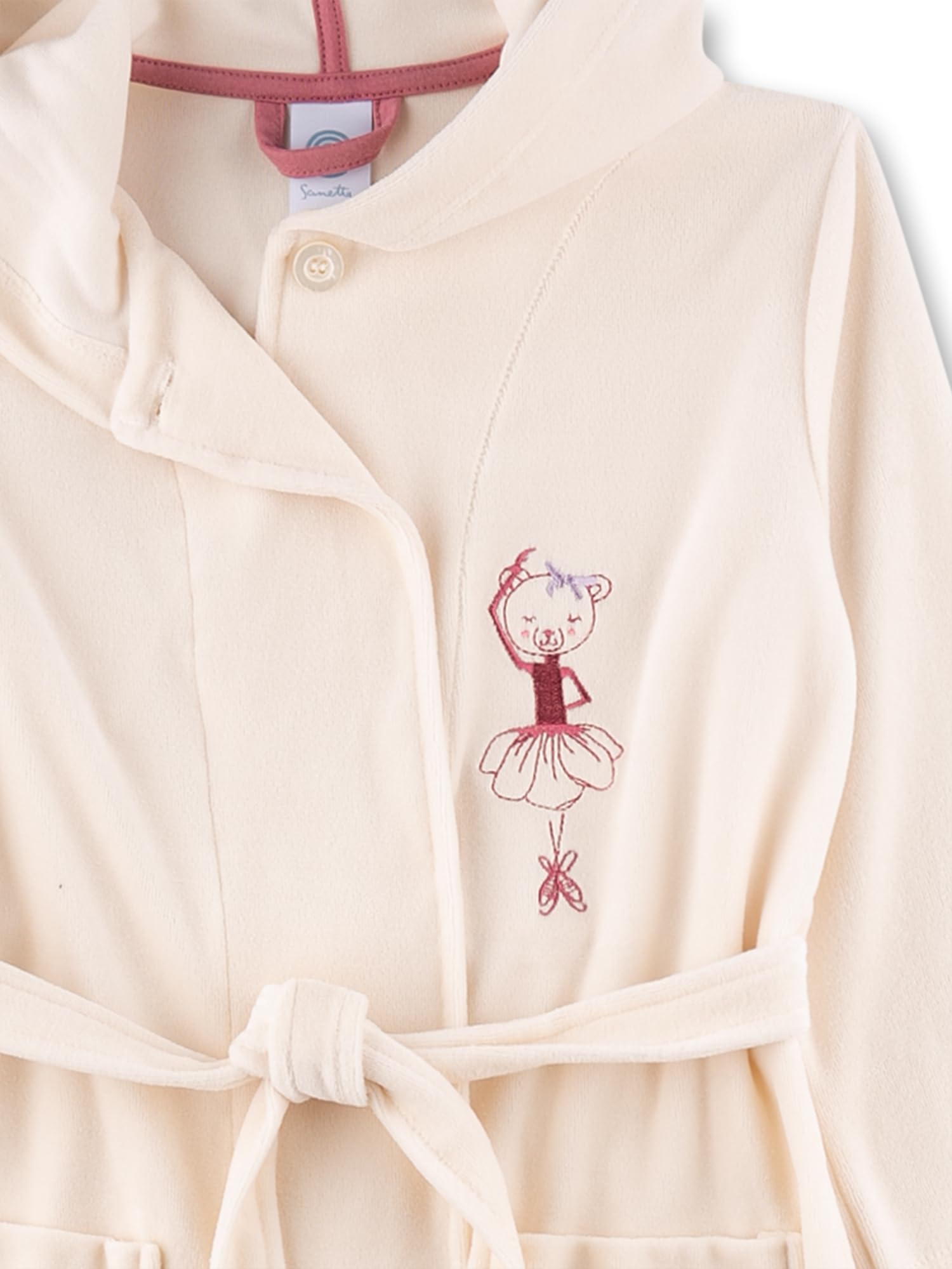 sanetta-m-dchen-bademantel-rosa-ballerina-aus-nicki image 3