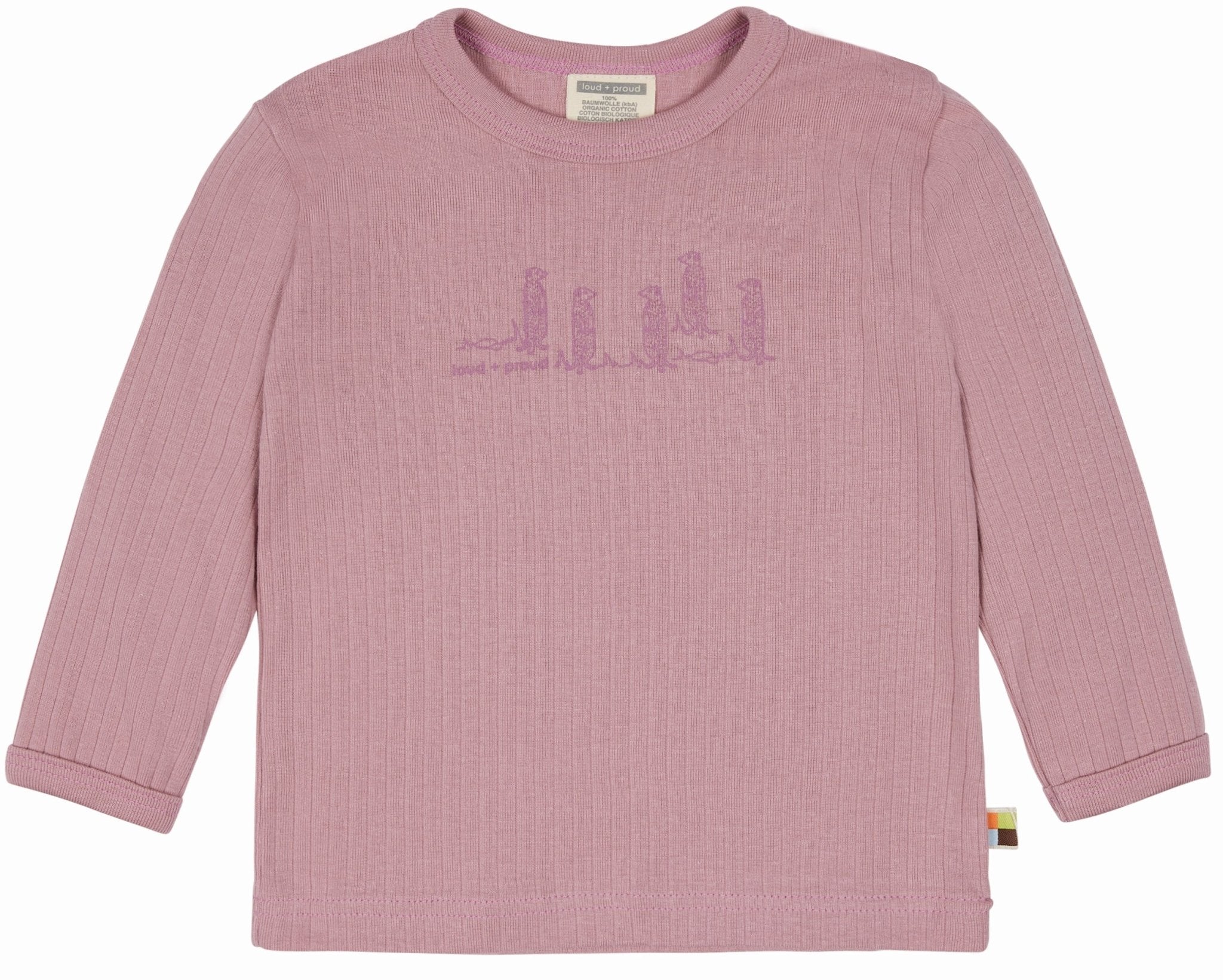 loud-proud-shirt-derby-rib-mit-druck-gestreiftes-tiermotiv-shirt image 1