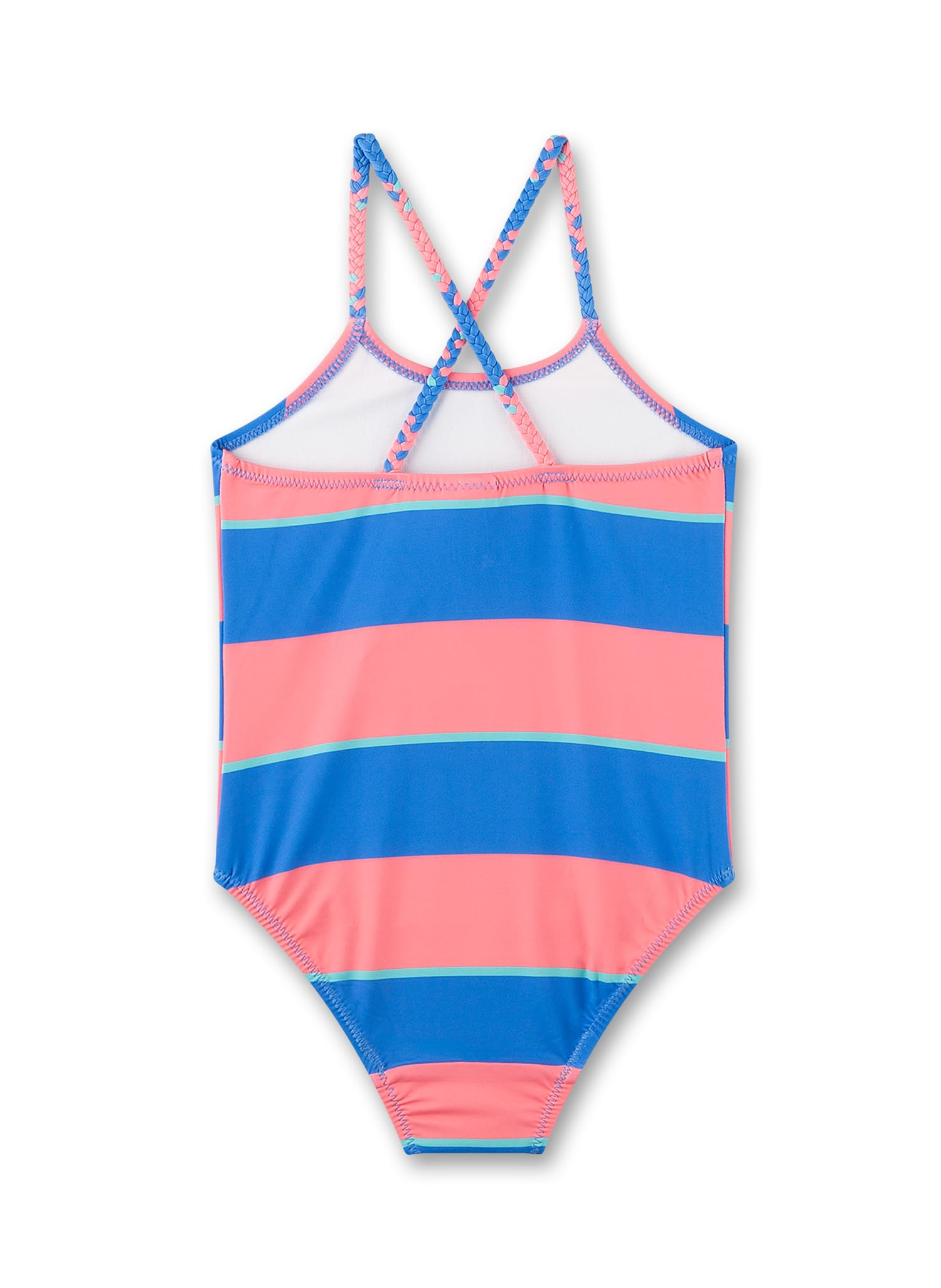 sanetta-m-dchen-badeanzug-blau-gestreift-aus-recyceltem-polyester-mix image 2