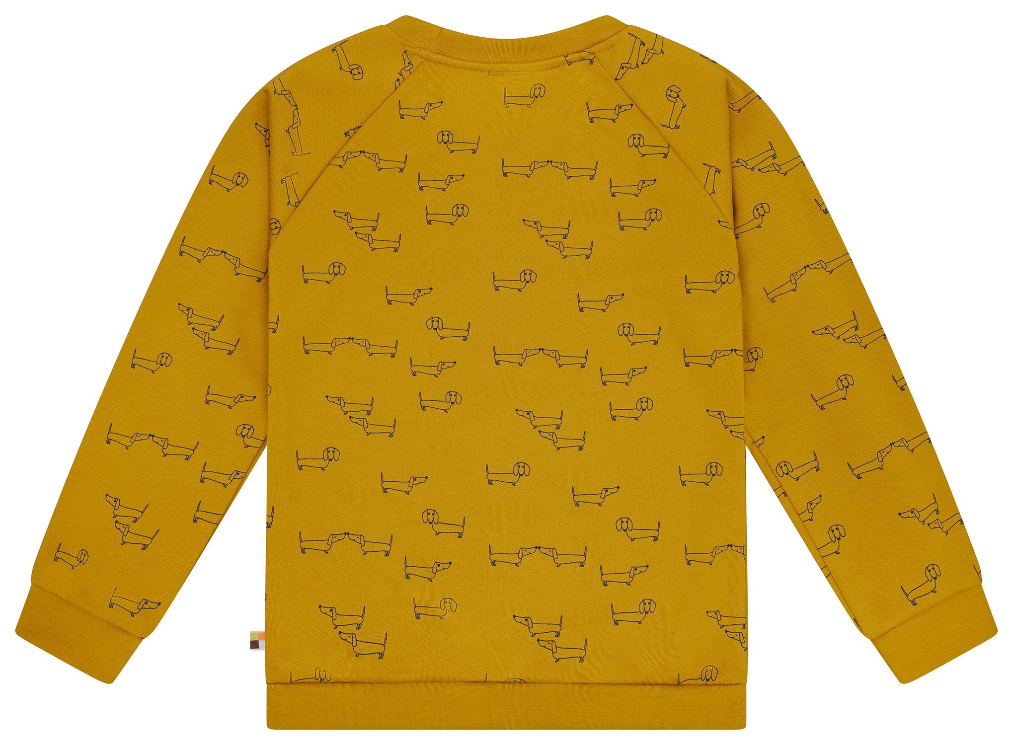 loud-proud-sweatshirt-mit-alloverdruck-dackel-aus-bio-baumwolle image 2