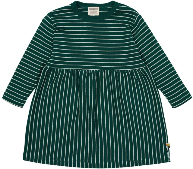 loud-proud-kleid-langarm-gestreift-mit-rippe-derby-rib-ringelkleid image 1