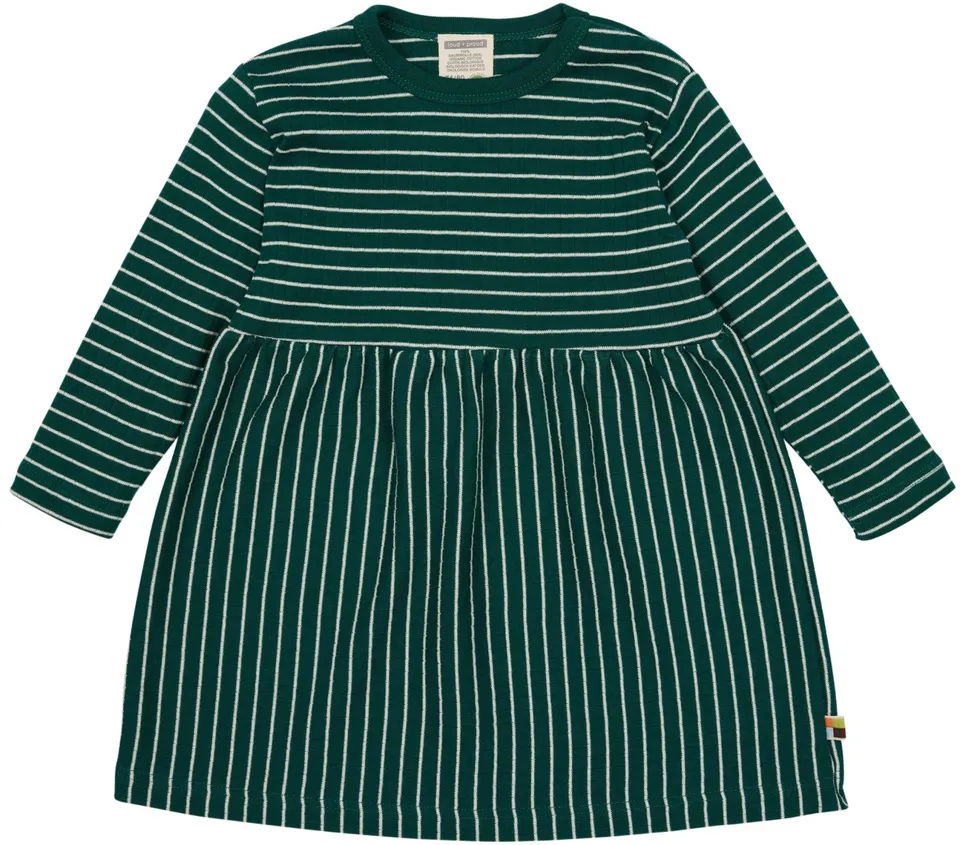 loud-proud-kleid-langarm-gestreift-mit-rippe-derby-rib-ringelkleid image 1