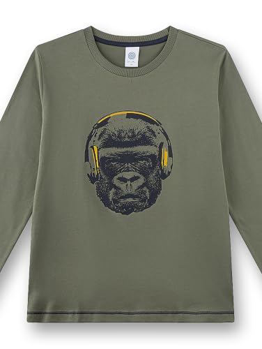 sanetta-jungen-schlafanzug-lang-khaki-gr-n-gorilla-baumwolle-kinderpyjama image 6