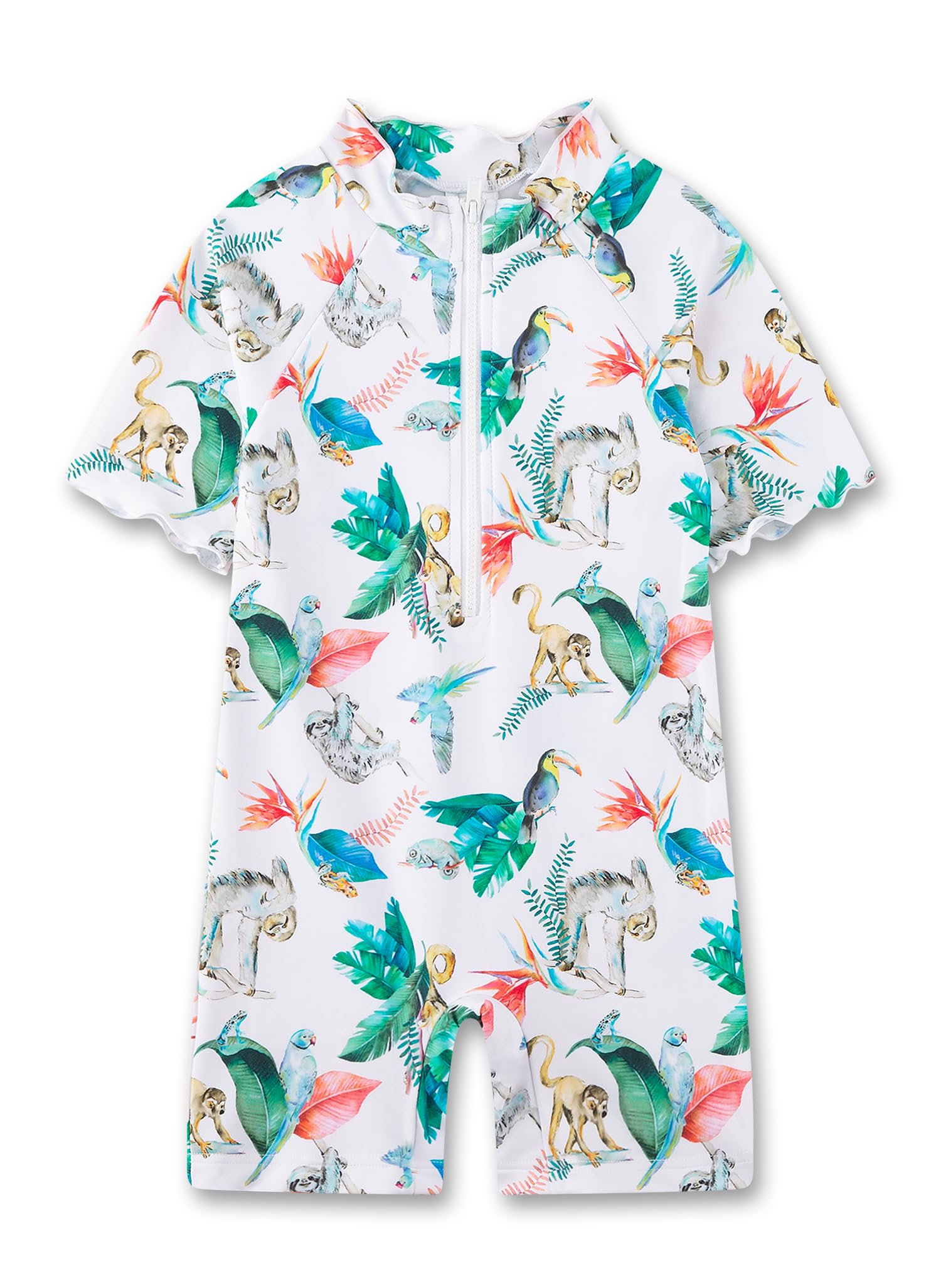 sanetta-kinder-uv-schwimmanzug-off-white-dschungel-aus-polyamid-mix-f-r-m-dchen image 1