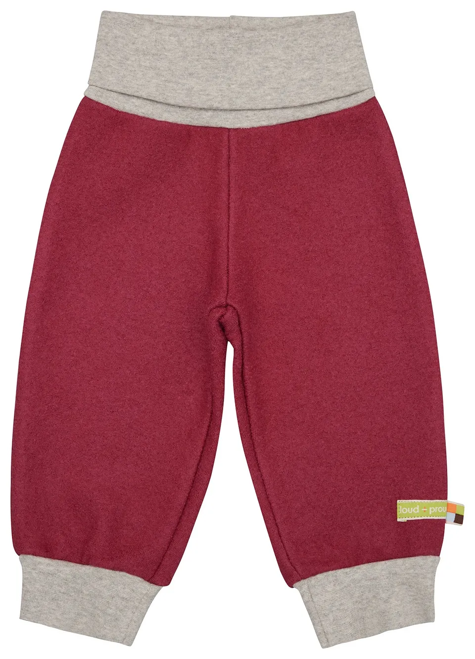 loud-proud-hose-wollwalk-kinderhose-aus-woll-walk-mit-umschlagbund image 1