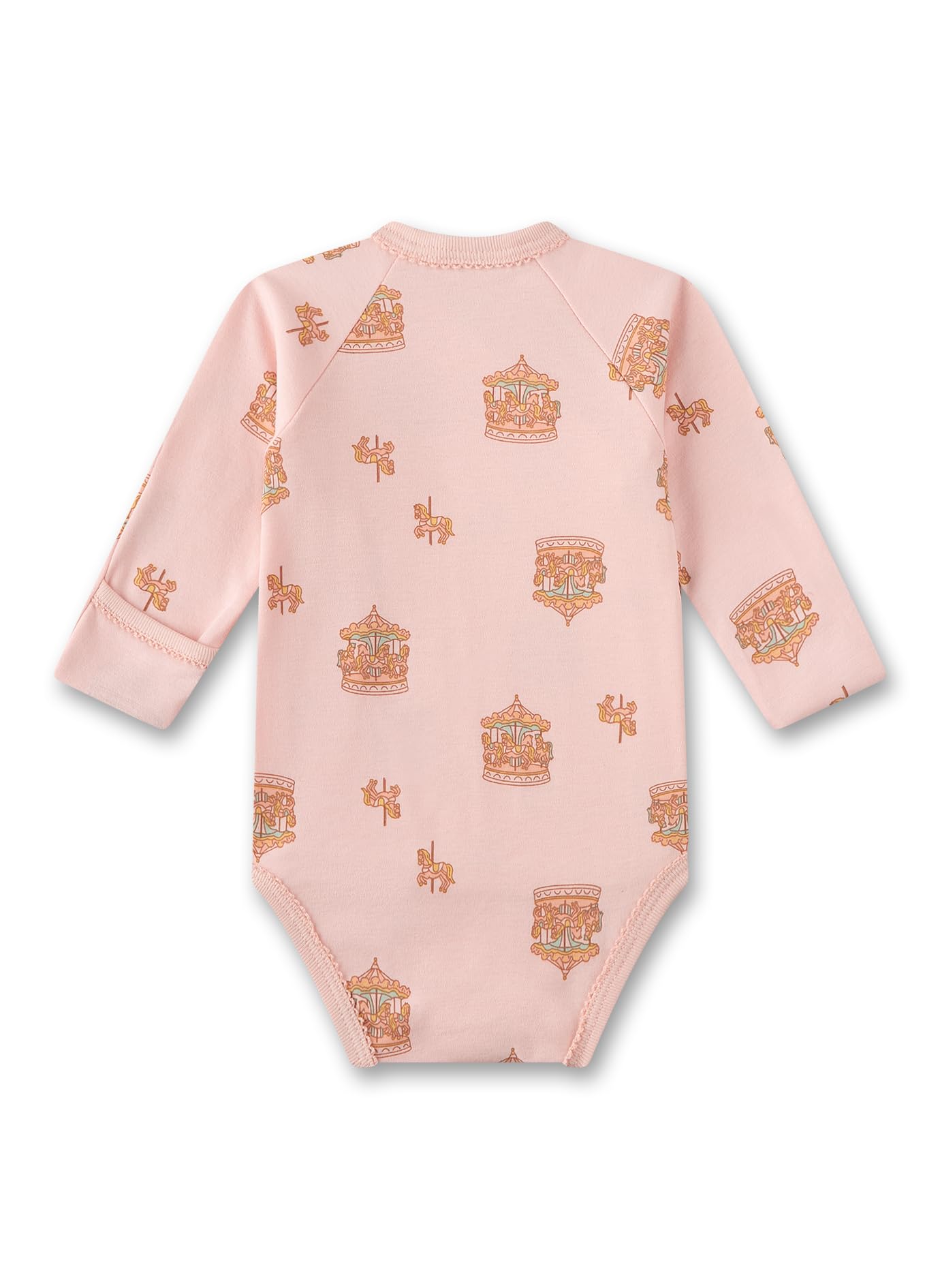 sanetta-baby-wickelbody-langarm-rosa-karussell-m-dchen-bio-baumwolle image 2