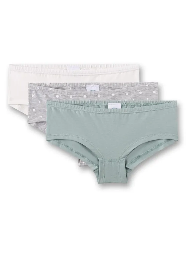 sanetta-m-dchen-hipster-3er-pack-gr-n-wei-grau-punkte image 1