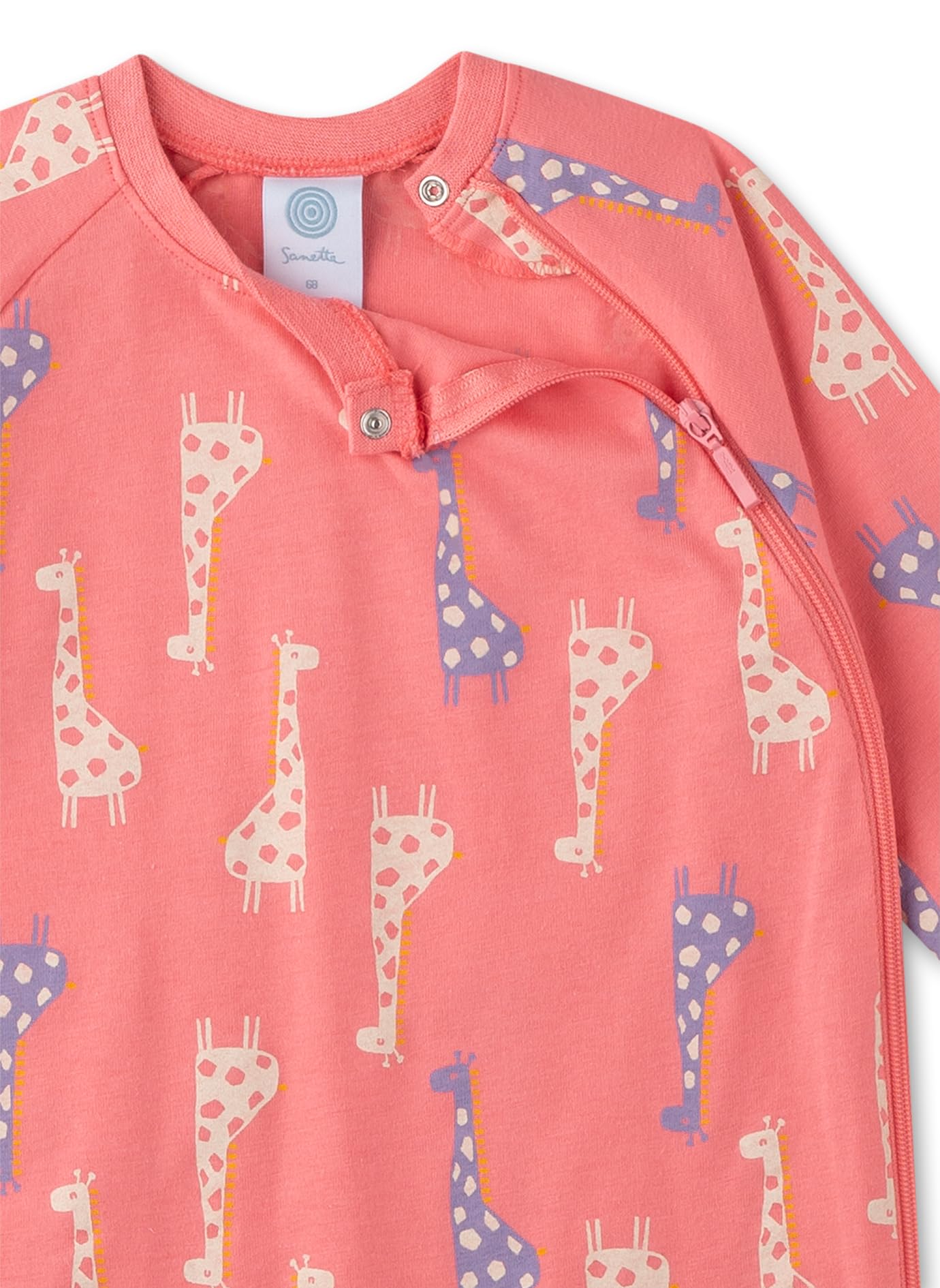 sanetta-baby-strampler-beige-katze-baby-overall-aus-bio-baumwolle-f-r-m-dchen image 3