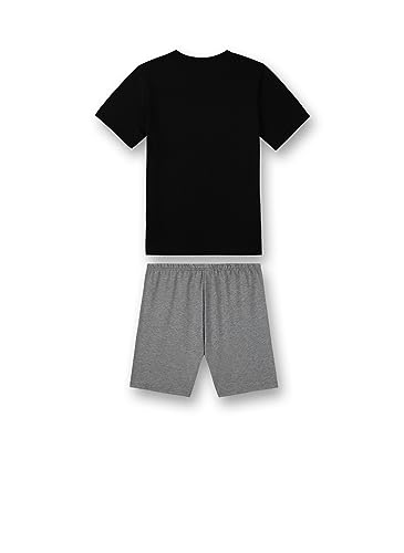 sanetta-jungen-schlafanzug-kurz-schwarz-baumwolle-pyjamaset image 5