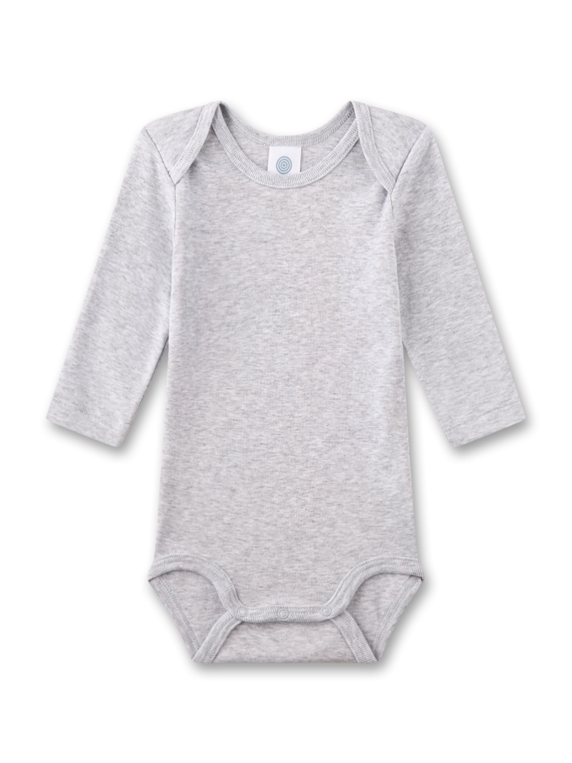 sanetta-baby-body-langarm-dreierpack-grau-apricot-rot-ringel-aus-bio-baumwolle-f image 4