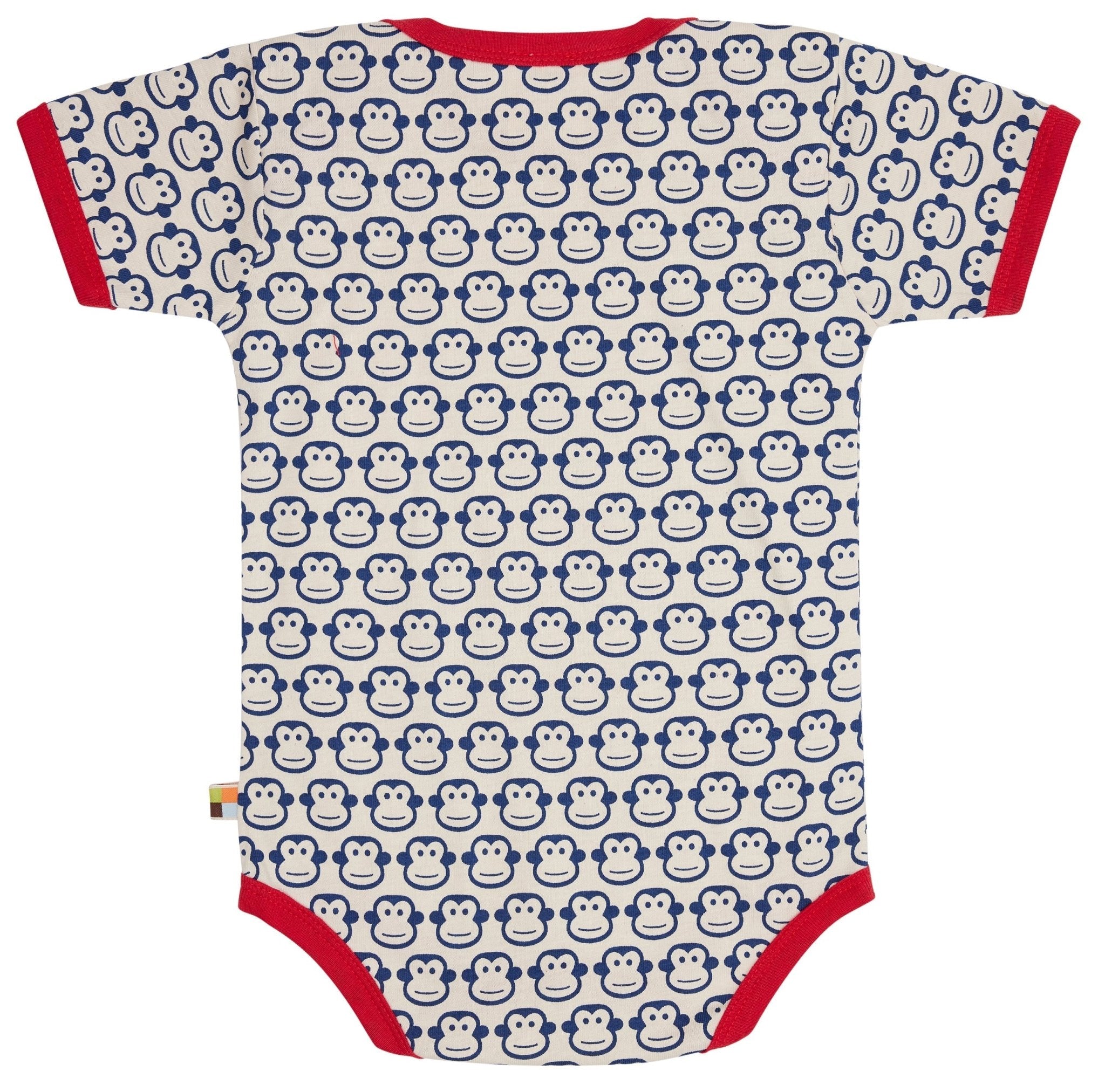 loud-proud-body-kurzarm-mit-druck-affen-bio-baumwoll-body-mit-allover-druck image 2