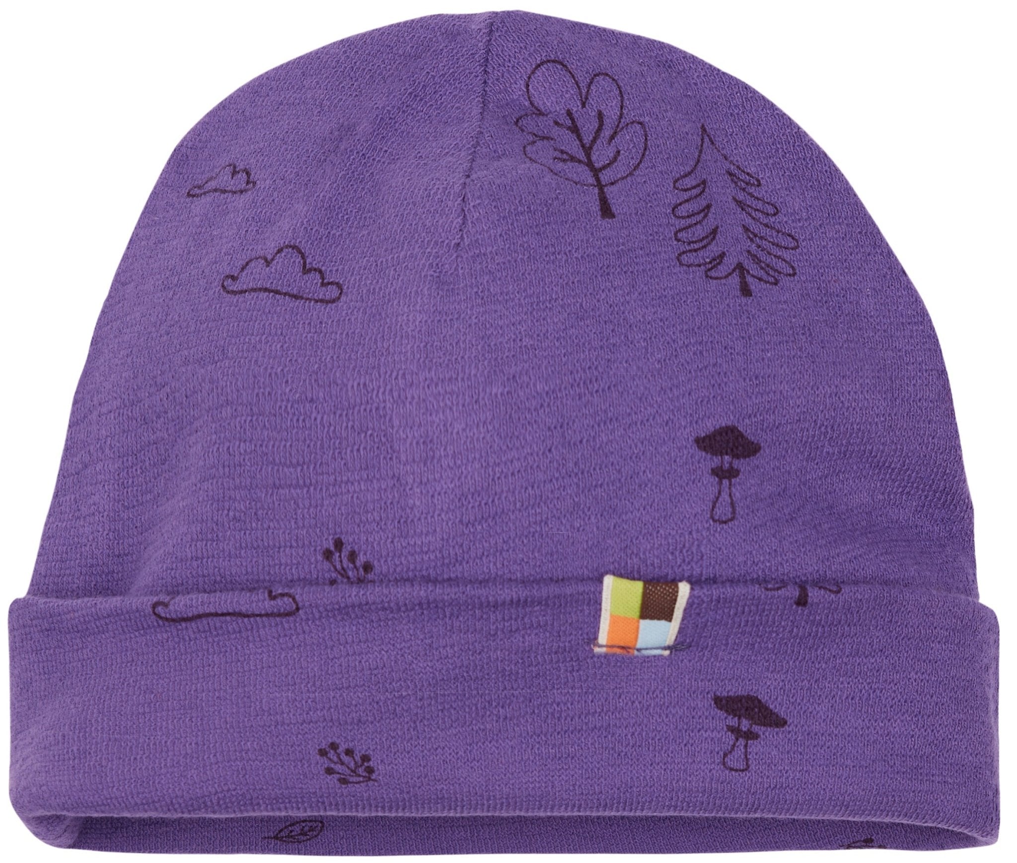 loud-proud-beanie-strukturstrick-mit-walddruck image 6