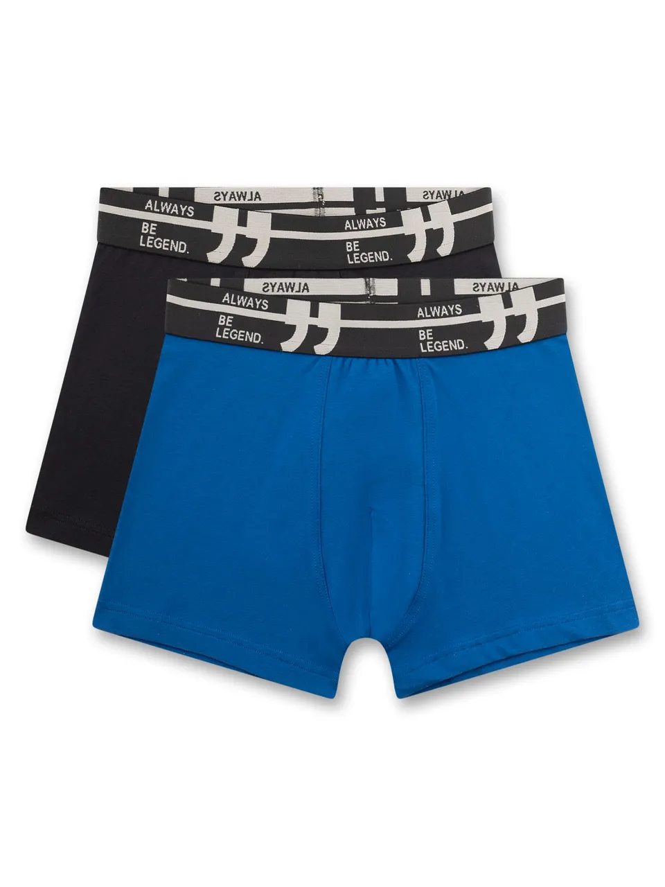 sanetta-jungen-hipshorts-doppelpack-dunkelblau-blau-baumwoll-mix image 1