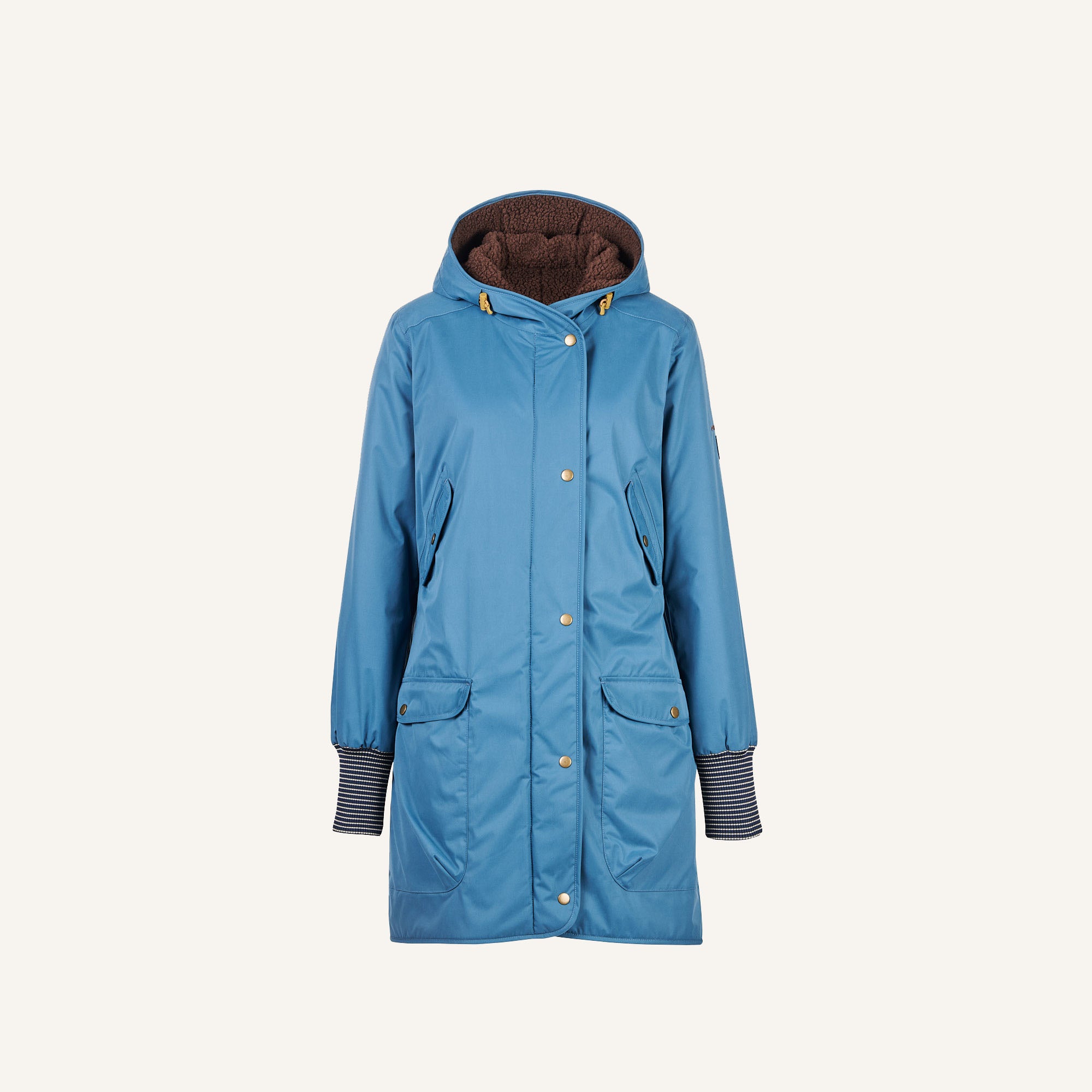 finkid-suomukka-wendbarer-damen-herbstmantel-teddyfleece image 1