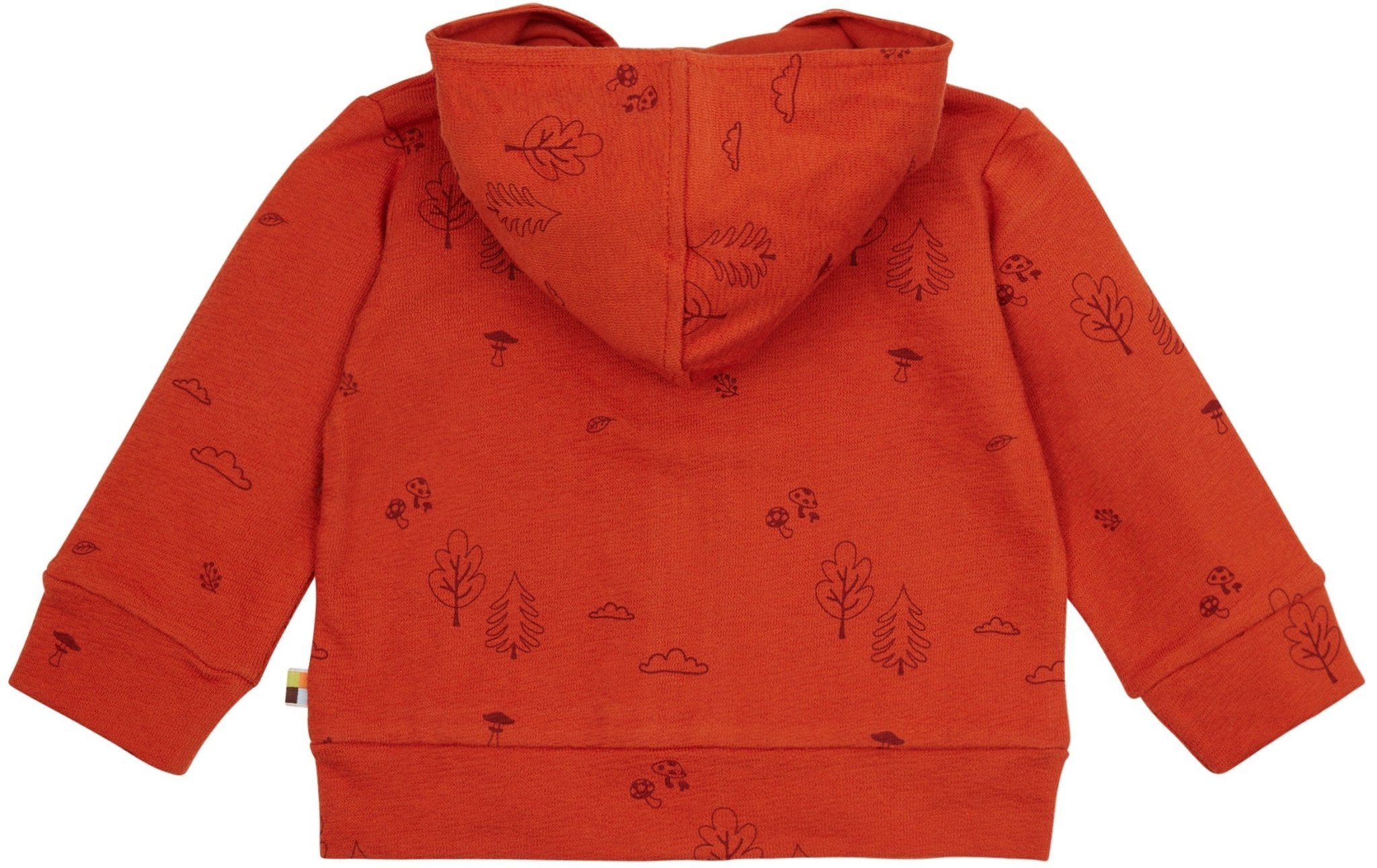loud-proud-jacke-strukturstrick-mit-druck-kapuzenjacke-wald-motiv image 8