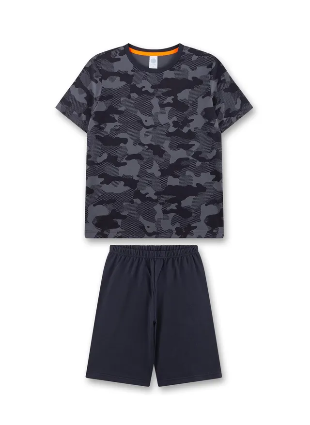 sanetta-jungen-schlafanzug-kurz-dunkelblau-pyjamaset-aus-baumwolle-2 image 1