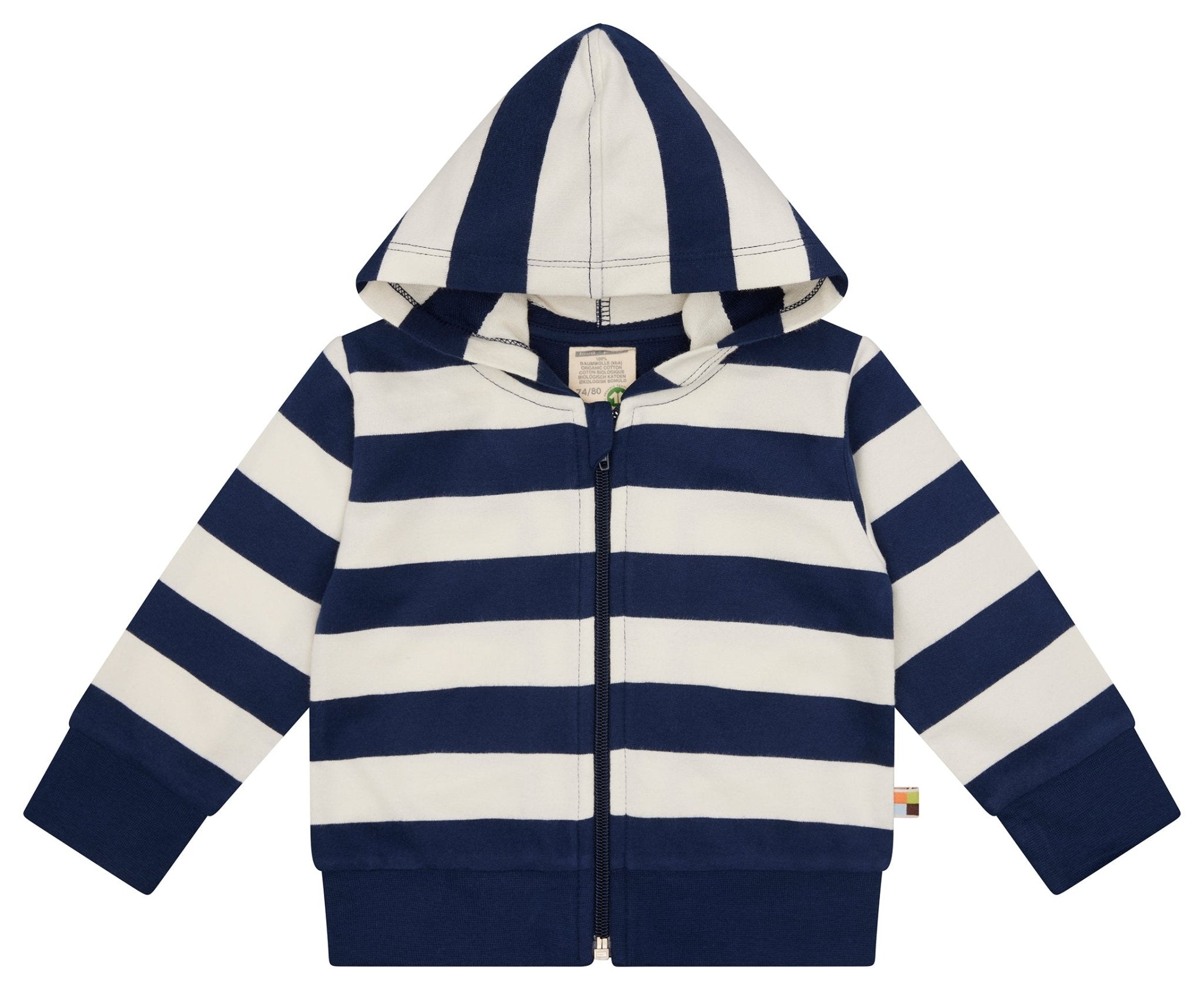 loud-proud-sweatjacke-blockstreifen-kapuze-kinder-sweatjacke image 7