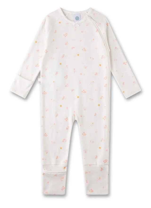 sanetta-baby-strampler-orange-kugelfisch-overall-aus-bio-baumwolle-f-r-m-dchen image 1