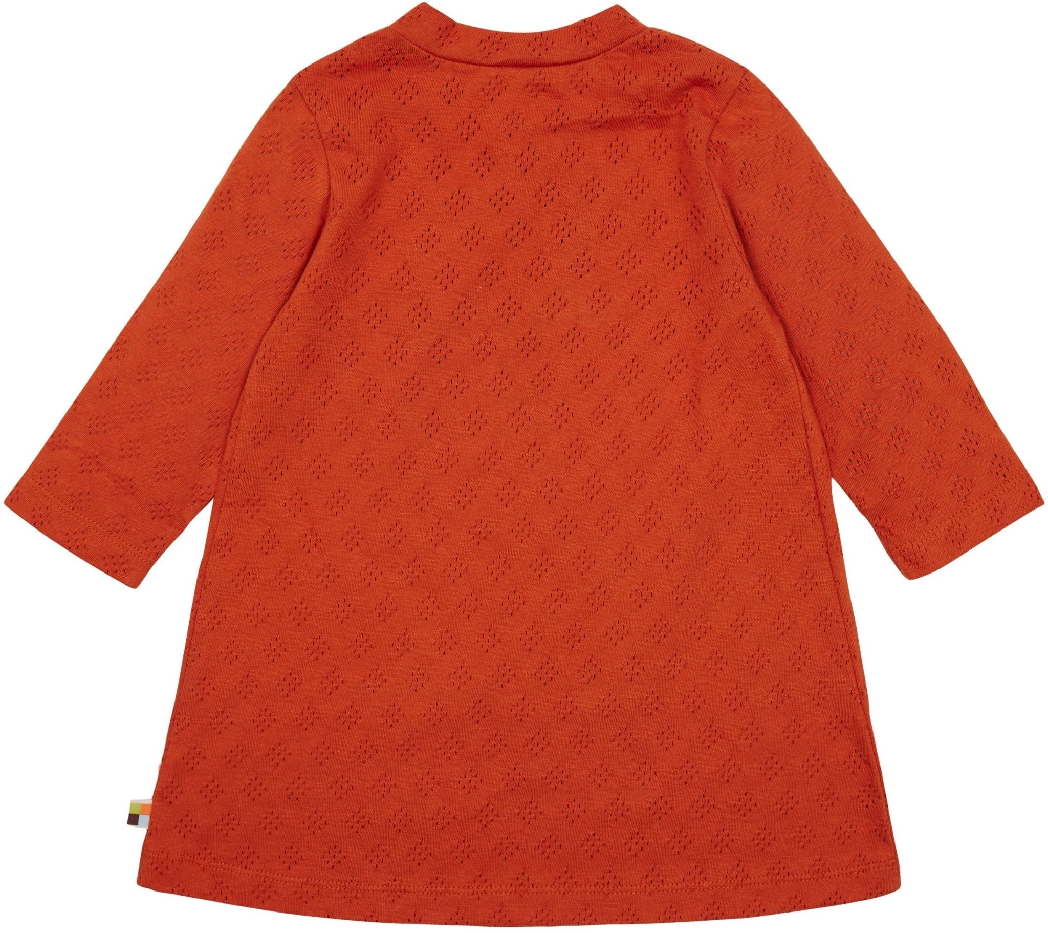 loud-proud-kleid-langarm-mit-lochmuster-aus-jacquard-strick image 6