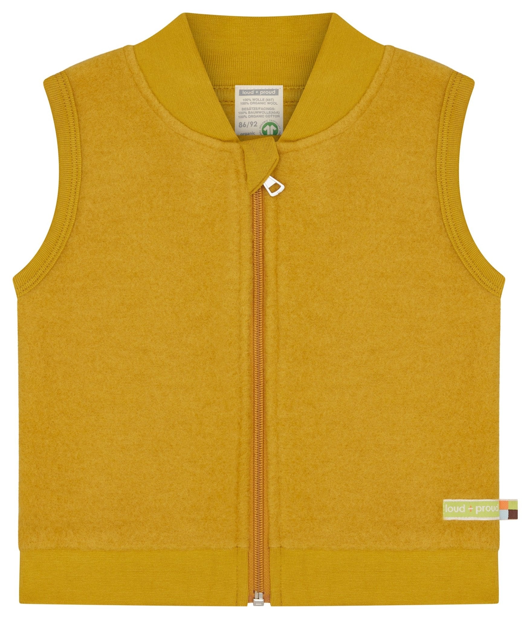 loud-proud-weste-aus-merino-wollfleece-bio-wollweste-mit-stehkragen image 1