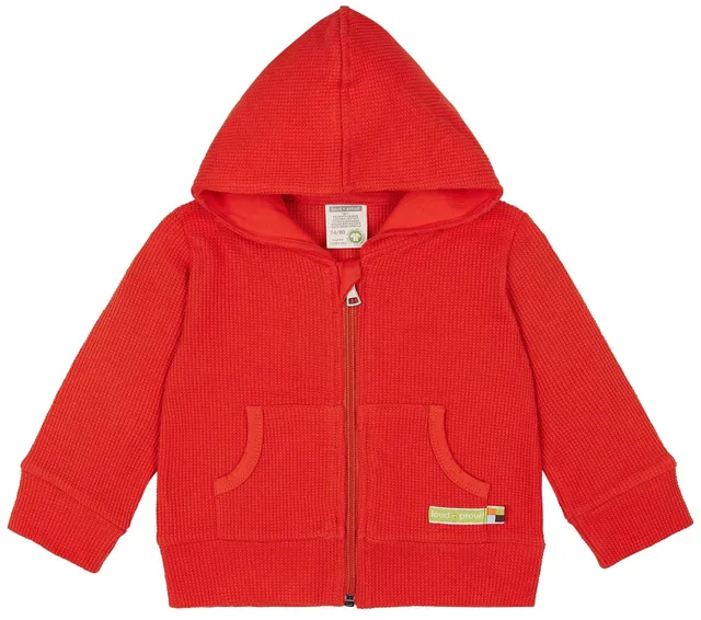 loud-proud-kapuzenjacke-waffelstruktur-sweatjacke-mit-k-ngurutaschen image 1