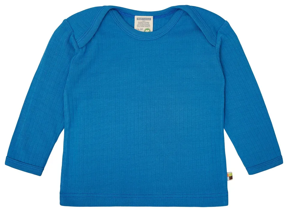 loud-proud-shirt-langarm-uni-mit-rippe-derby-rib image 1
