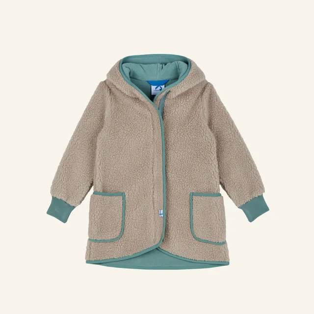 finkid-lammu-m-dchen-teddyfleece-jacke-mit-kapuze image 1