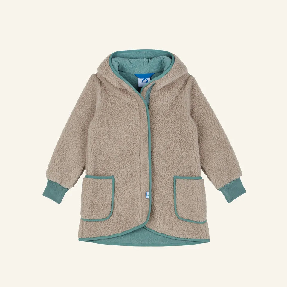 finkid-lammu-m-dchen-teddyfleece-jacke-mit-kapuze image 1