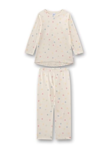 sanetta-pure-m-dchen-schlafanzug-lang-beige-dots-aus-100-bio-baumwolle image 4