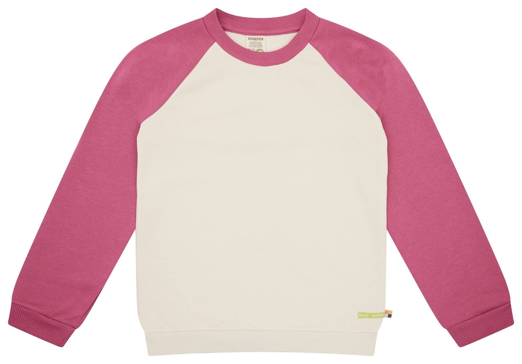 loud-proud-sweatshirt-mit-raglan-rmeln-kontrast image 7