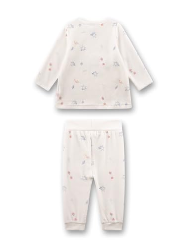 sanetta-m-dchen-schlafanzug-off-white-birds-aus-nicki-2 image 5