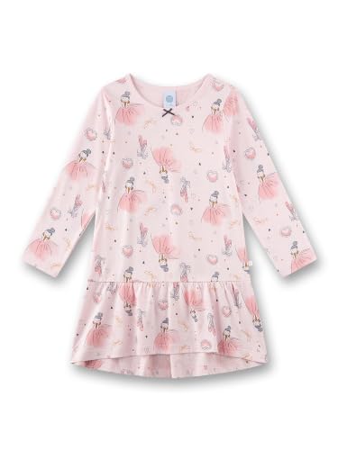 sanetta-m-dchen-nachthemd-langarm-rosa-ballerina-baumwoll-modal image 4