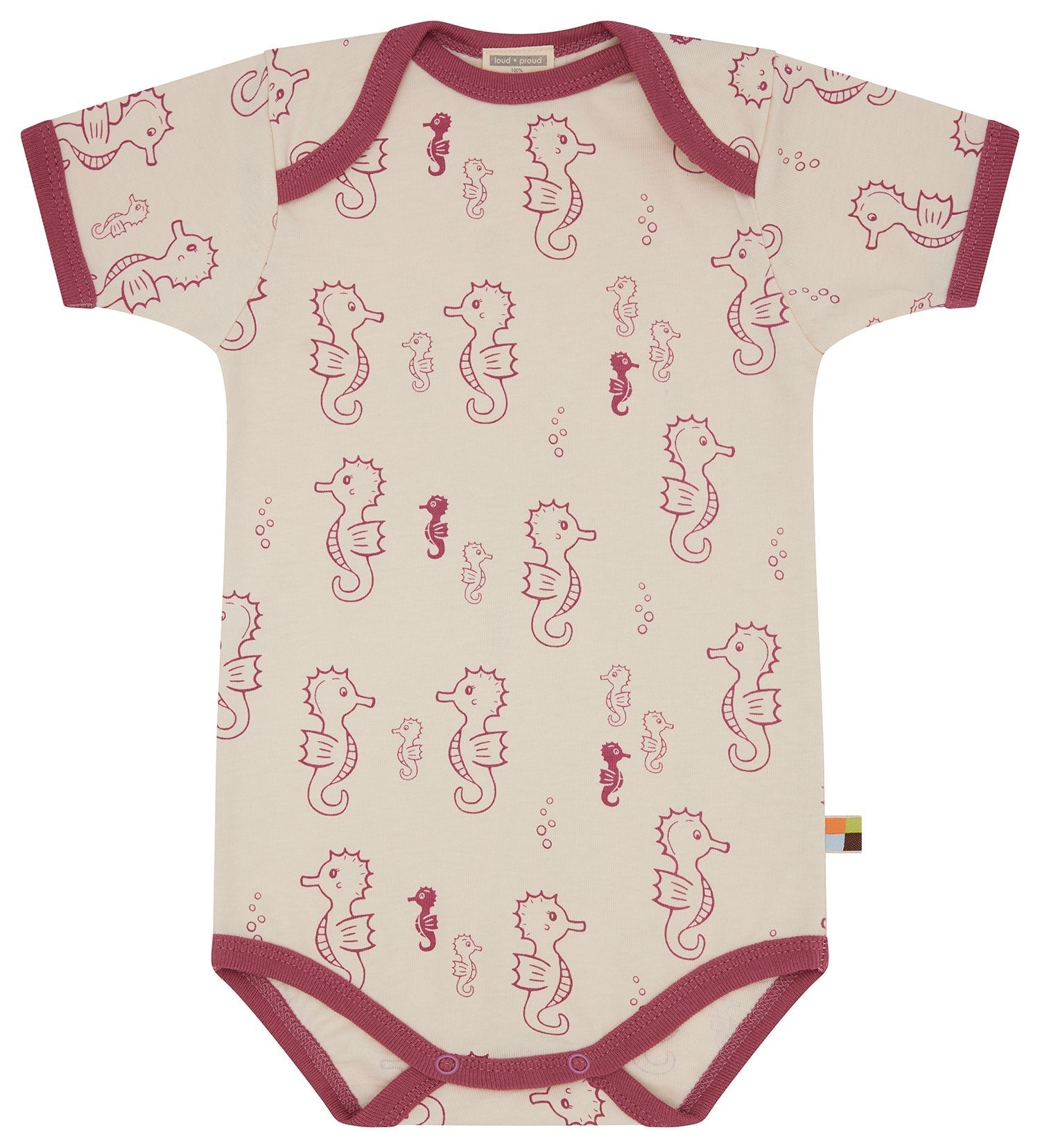 loud-proud-baby-body-kurzarm-mit-tiermotiv-druck image 7