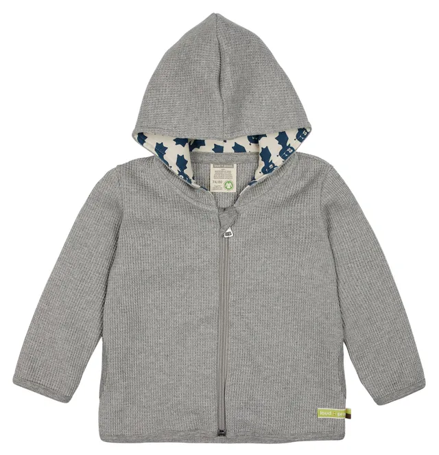 loud-proud-kapuzenjacke-waffelstruktur-mit-jersey-futter image 1