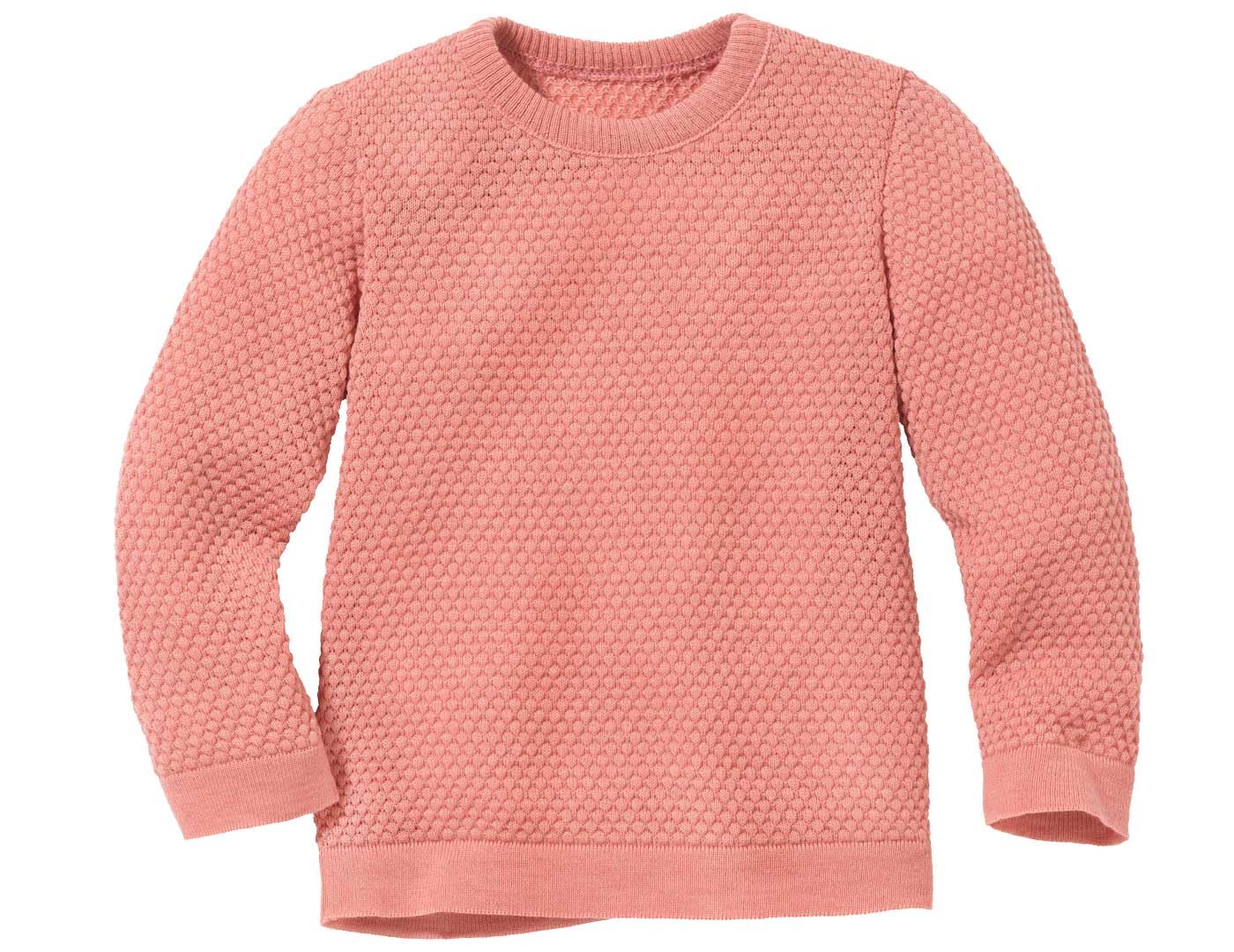 disana-wabenstrick-pullover-leichter-pullover-aus-100-bio-merinowolle-f-r-kinder image 1