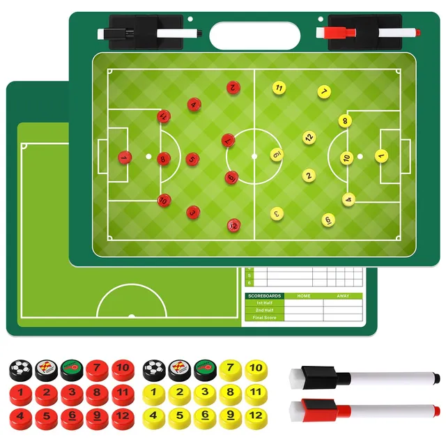 desoto-magnettafel-fu-ball-coaching-board-taktiktafel-mit-stift image 1