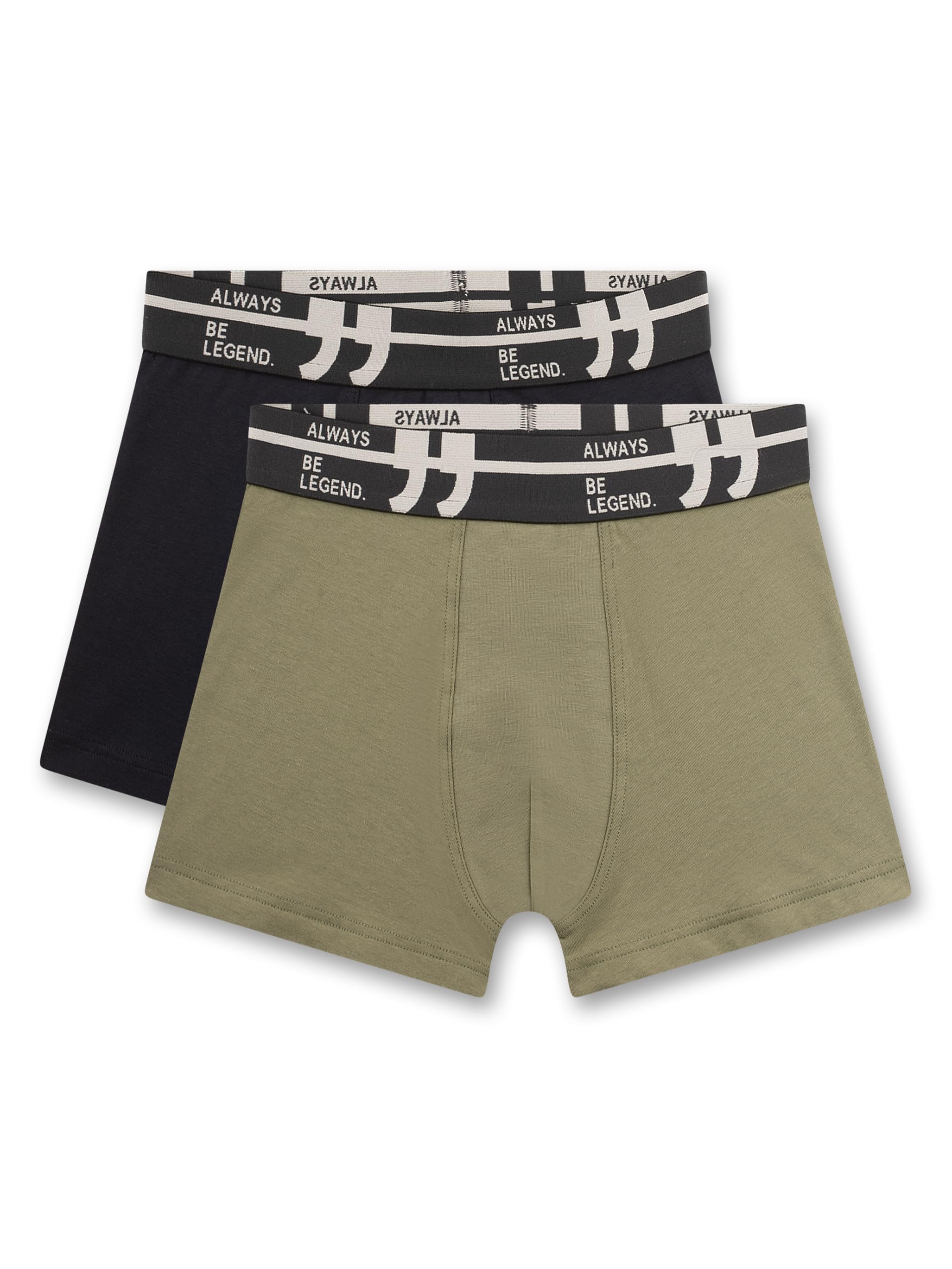 sanetta-jungen-hipshorts-doppelpack-dunkelblau-olivgr-n-aus-baumwoll-mix image 1