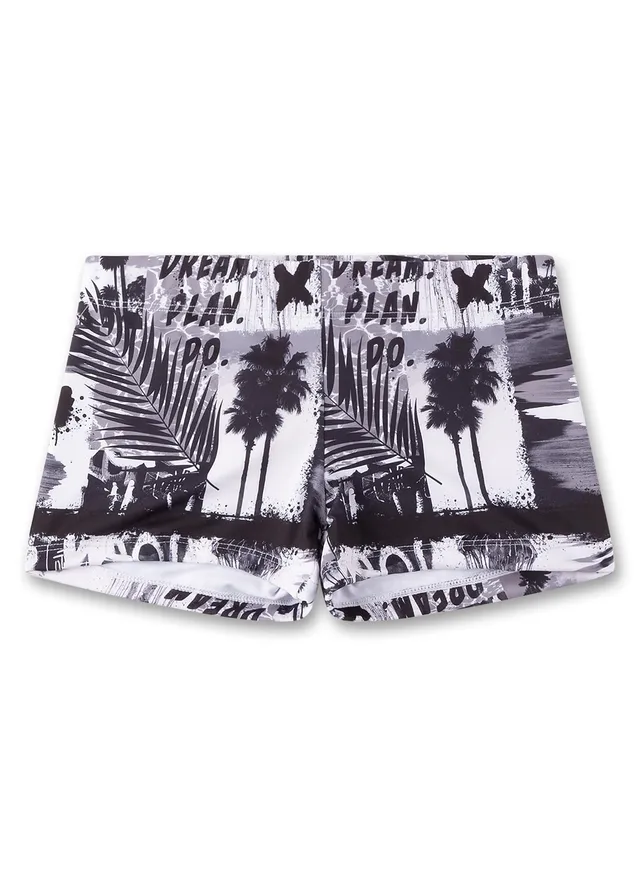sanetta-jungen-badehose-schwarz-badehose-aus-recyceltem-polyester-mix image 1