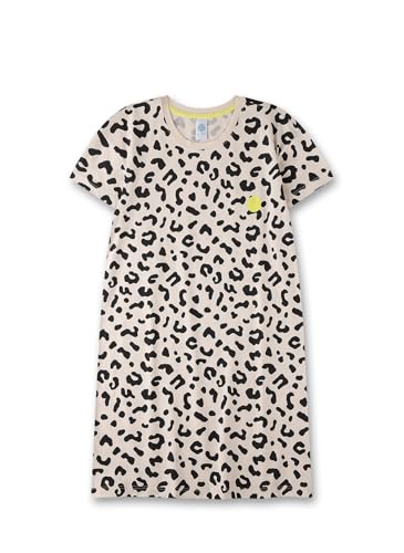 sanetta-m-dchen-nachthemd-beige-leo-allover-baumwolle image 4