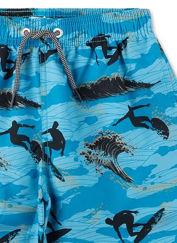 sanetta-jungen-badeshorts-blau-surfer-aus-recyceltem-polyester image 6