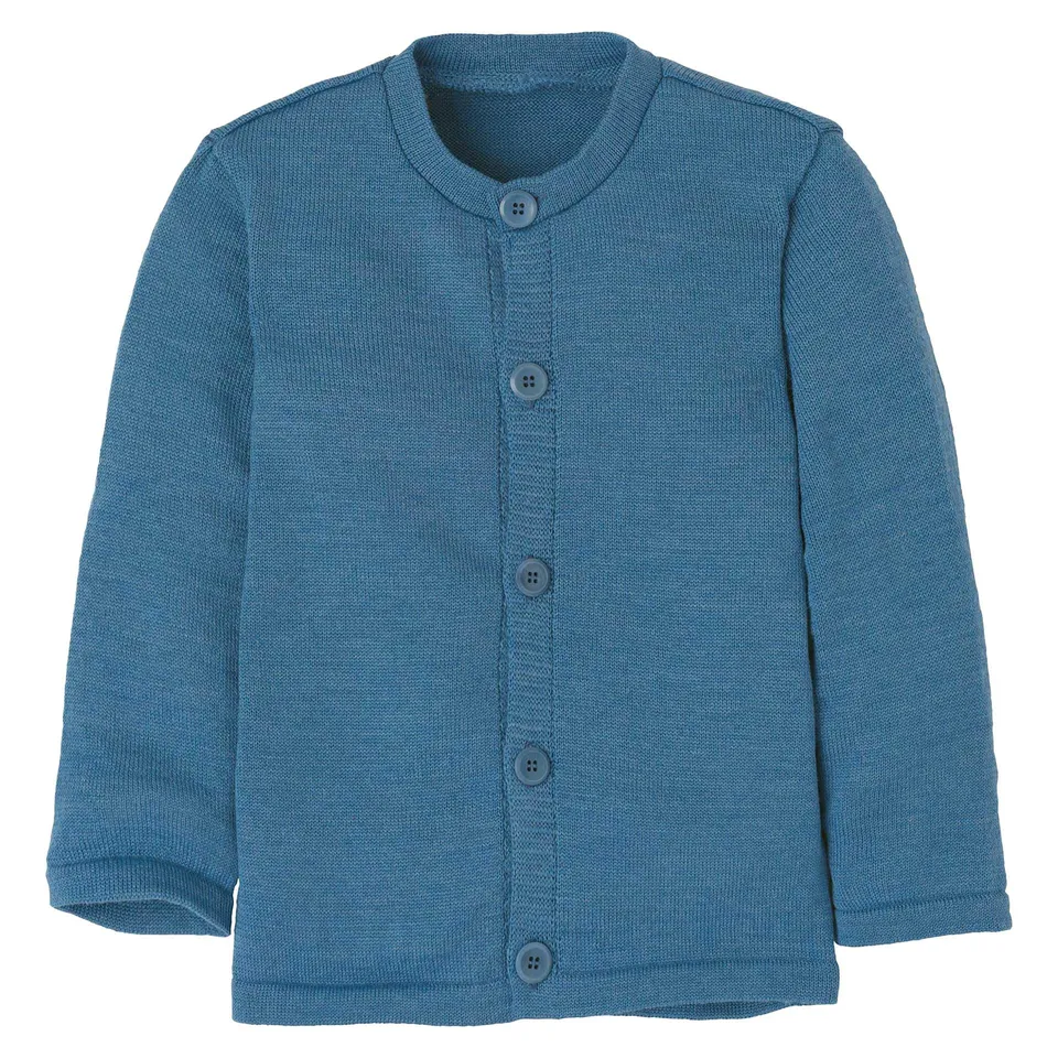 disana-strick-jacke-kinder-bio-merino-mit-steinnuss-kn-pfen-gr-86-140 image 1