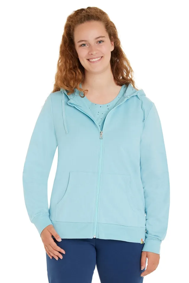 loud-proud-damen-kapuzenjacke-sweatjacke-mit-k-ngurutaschen image 1